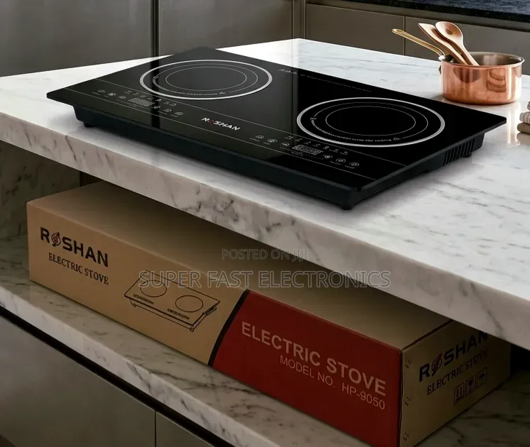 Roshan Ceramic Electric Stove. Featuring Two Powerful Ceramic