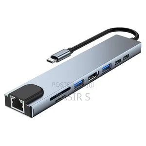 8 - In - 1 Hub Type - C to Hdmi Rj45 Pd Usb