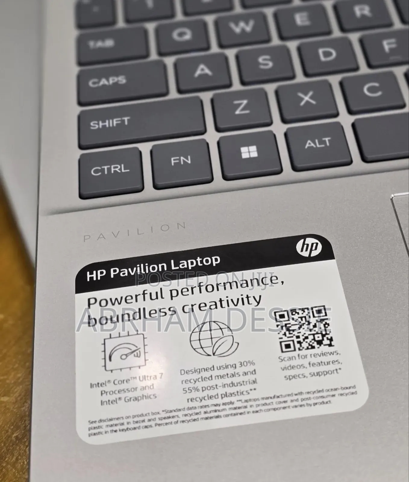 New Laptop HP 16GB Intel Core Ultra 7 SSD 512GB