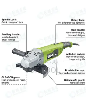 .Vido Model Wd Angle Grinder,