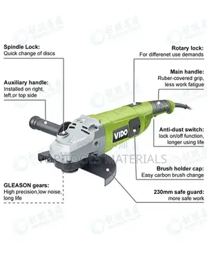 .Vido Model Wd Angle Grinder,