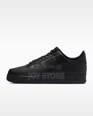 Black Airforce 1 Nike Shoes