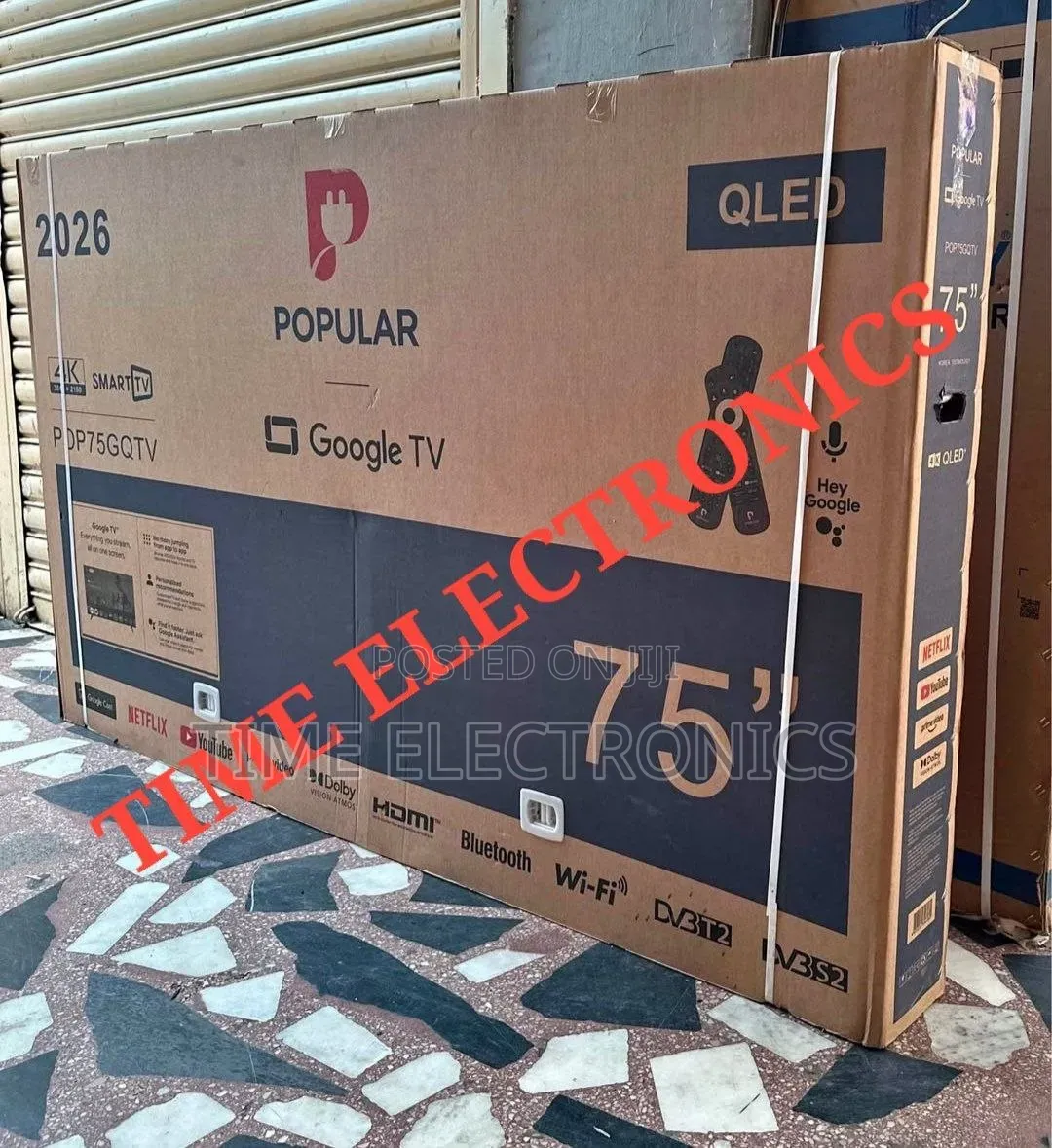 Populae 75" Google Tv New 2026 Smart Tv New 2025