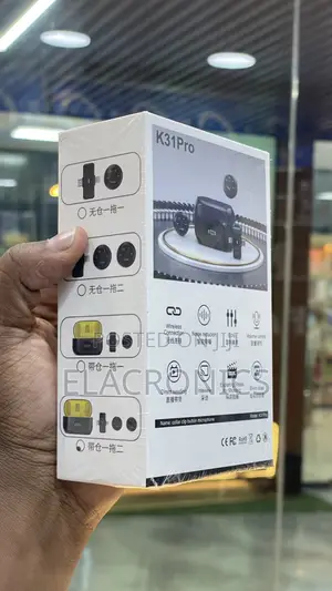 ⁠K31pro Wireless Lavalier Microphone (Collar Clip Mic)