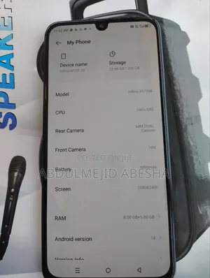 Infinix Note 30i 256 GB Purple