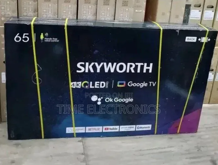 ◇Sky Worth 65" Google Qled 4k Smart Tv ▪︎ New 2026 ▪︎ Free Delivery ▪︎