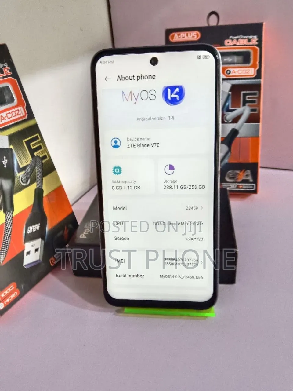 New ZTE Blade V50 256 GB Pink
