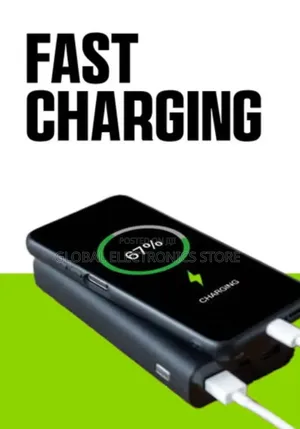 ላያያዝ ምቹ የሆነ የራሱ 4 Cables ያሉት Original Calus Power Bank Fast Charging