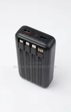 ላያያዝ ምቹ የሆነ የራሱ 4 Cables ያሉት Original Calus Power Bank Fast Charging