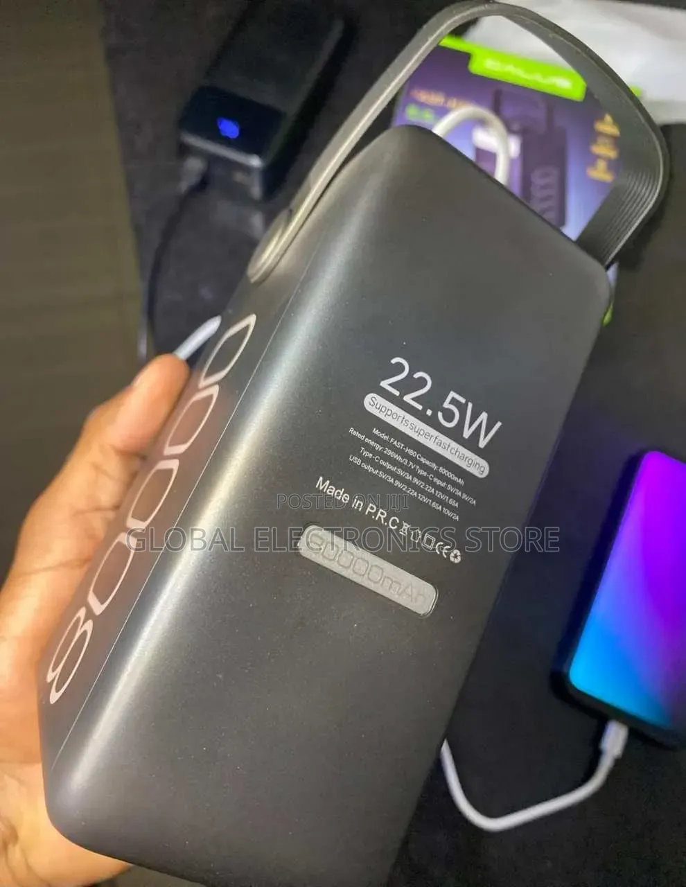 Original 80000 Mah Fast Charging Power Bank