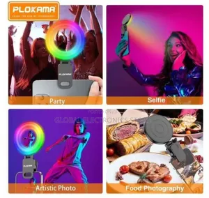 ስልክ ላይ የሚደረግ ከፍተኛ ኃይል ያለው RGB Mini Fill Light