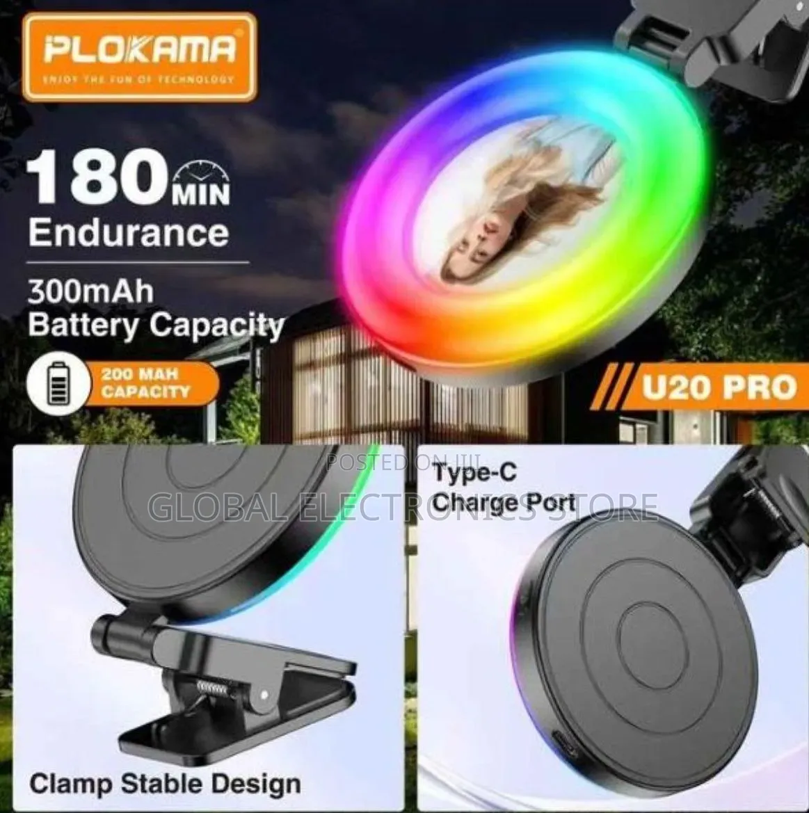 ስልክ ላይ የሚደረግ ከፍተኛ ኃይል ያለው RGB Mini Fill Light