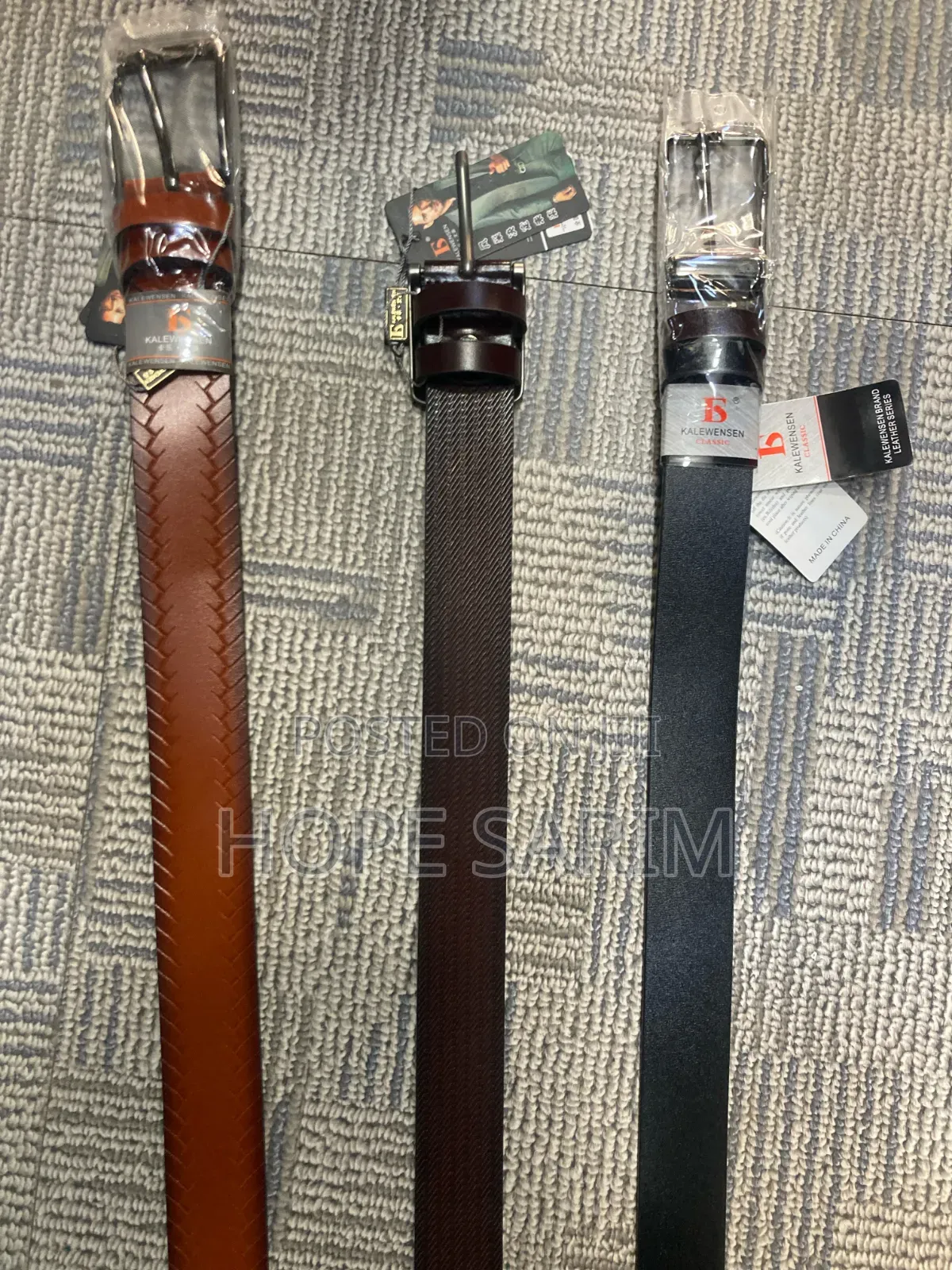 Kalewensen Genuine Leather Belts: