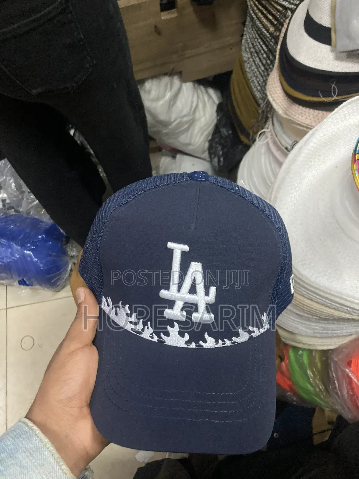 La Dodgers Flame Cap: