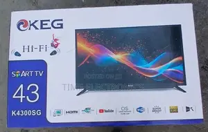 ☆Keg 43" New 2026☆ Smart Tv New 2025