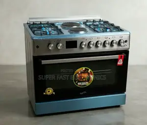 Lux Oven 60×90cm Freestanding Cooker – 4 Gas Burners, 2 Electric Oven