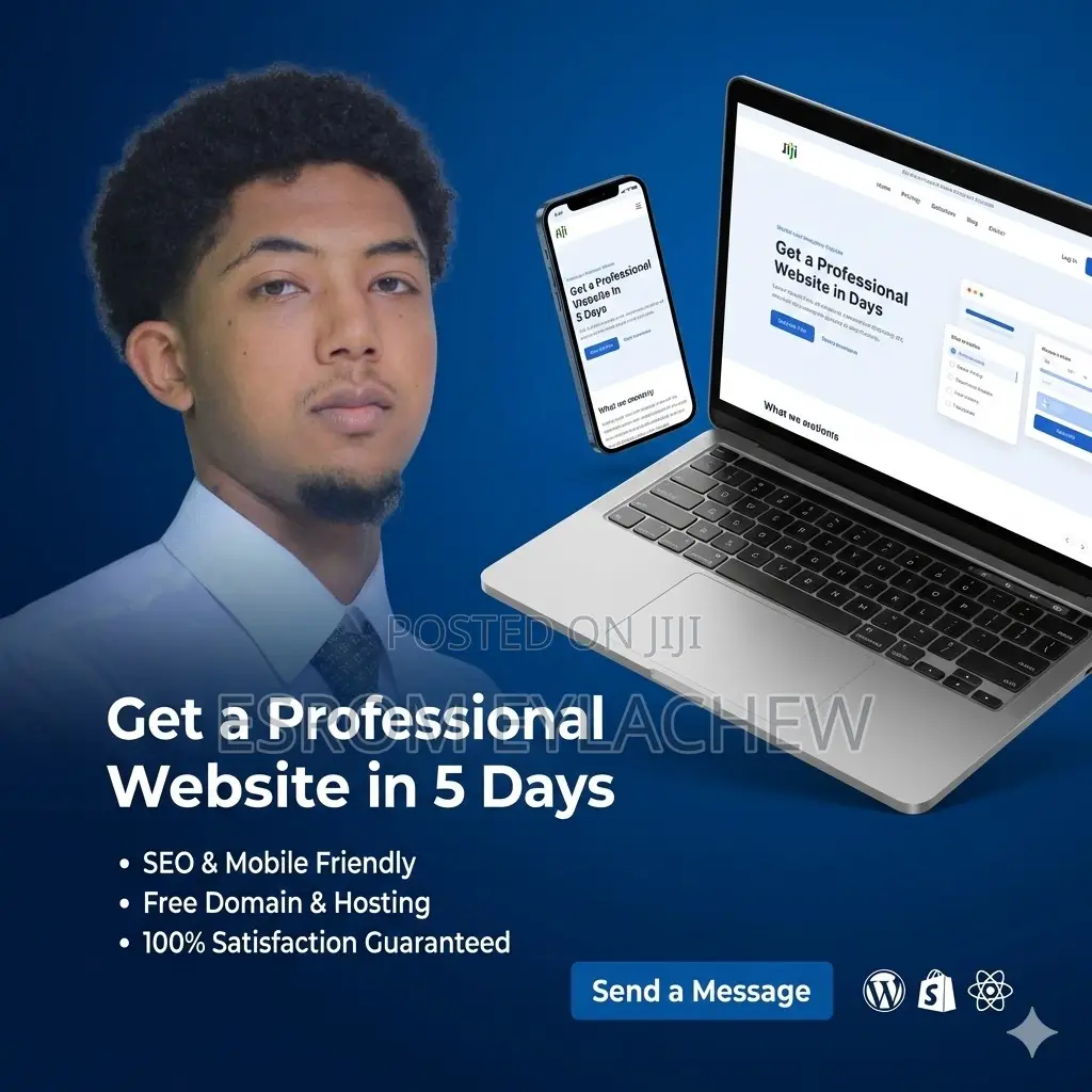 Website Creation Service | ዌብሳይት ፈጠራ አገልግሎት
