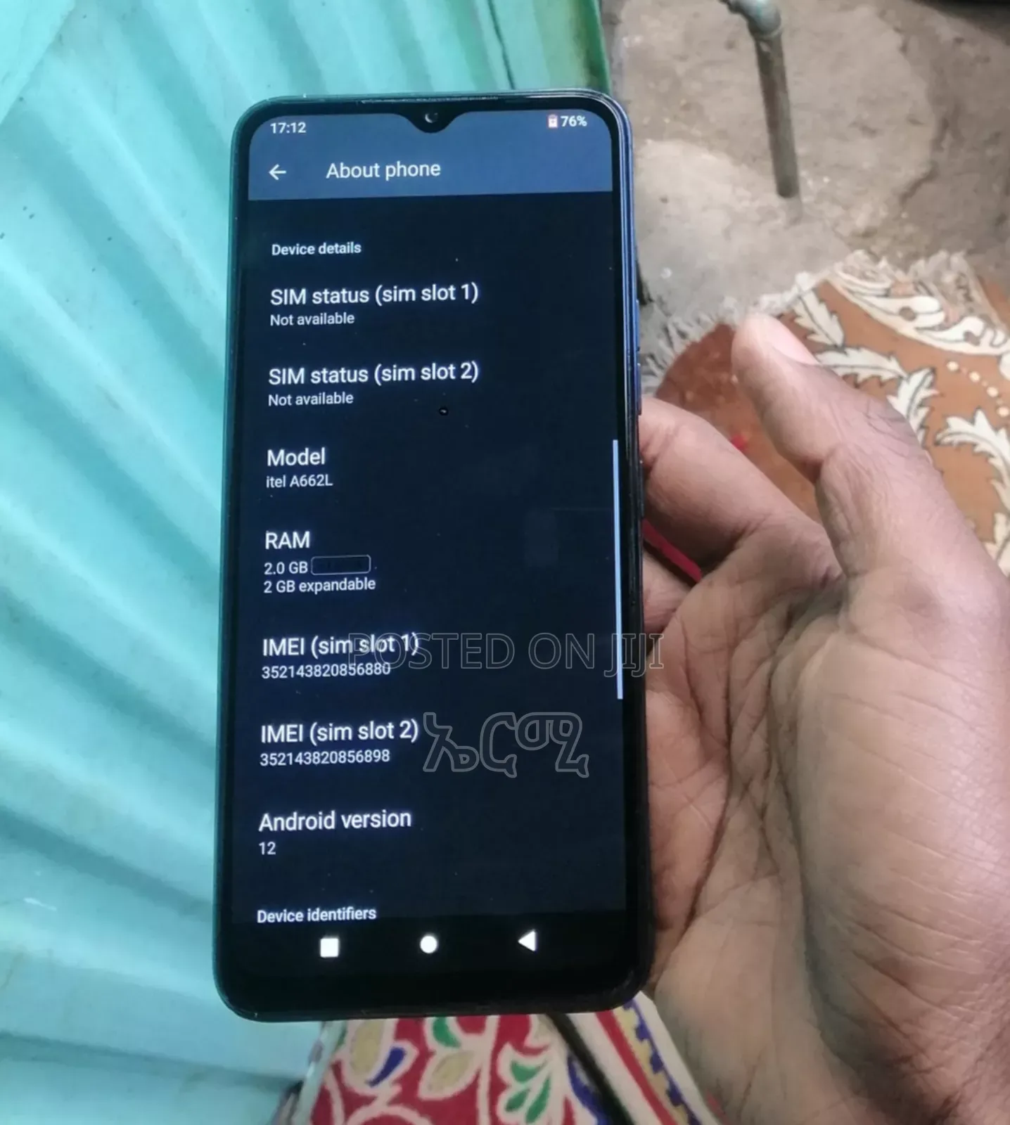 Itel A60 32 GB Black