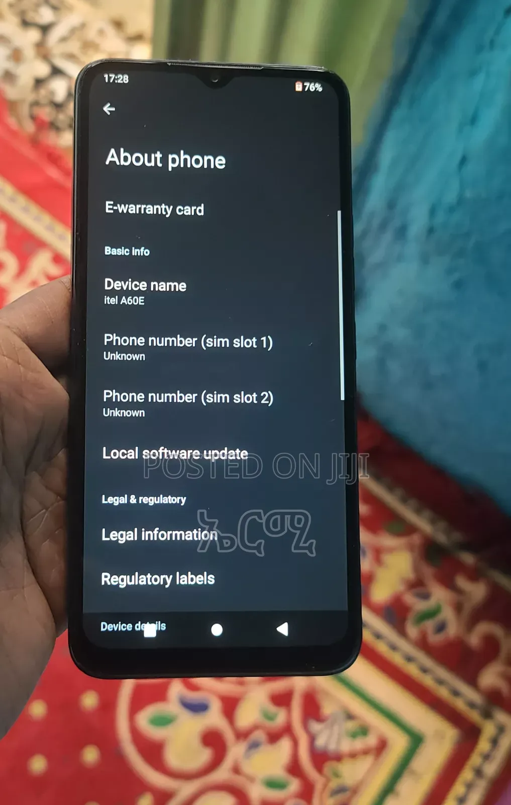 Itel A60 32 GB Black