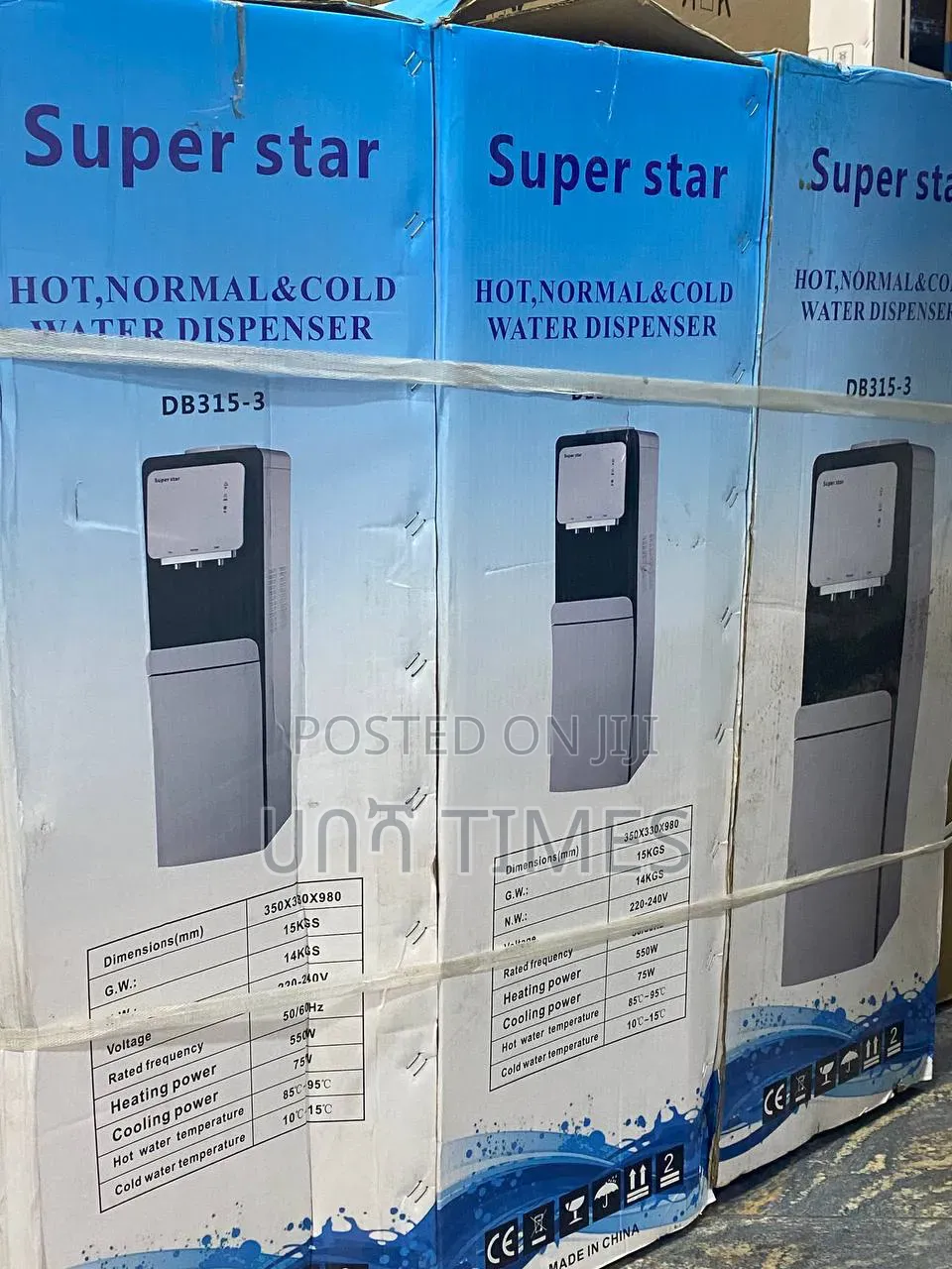 Super Star Freestanding Hot, Normal Cold Water Dispenser