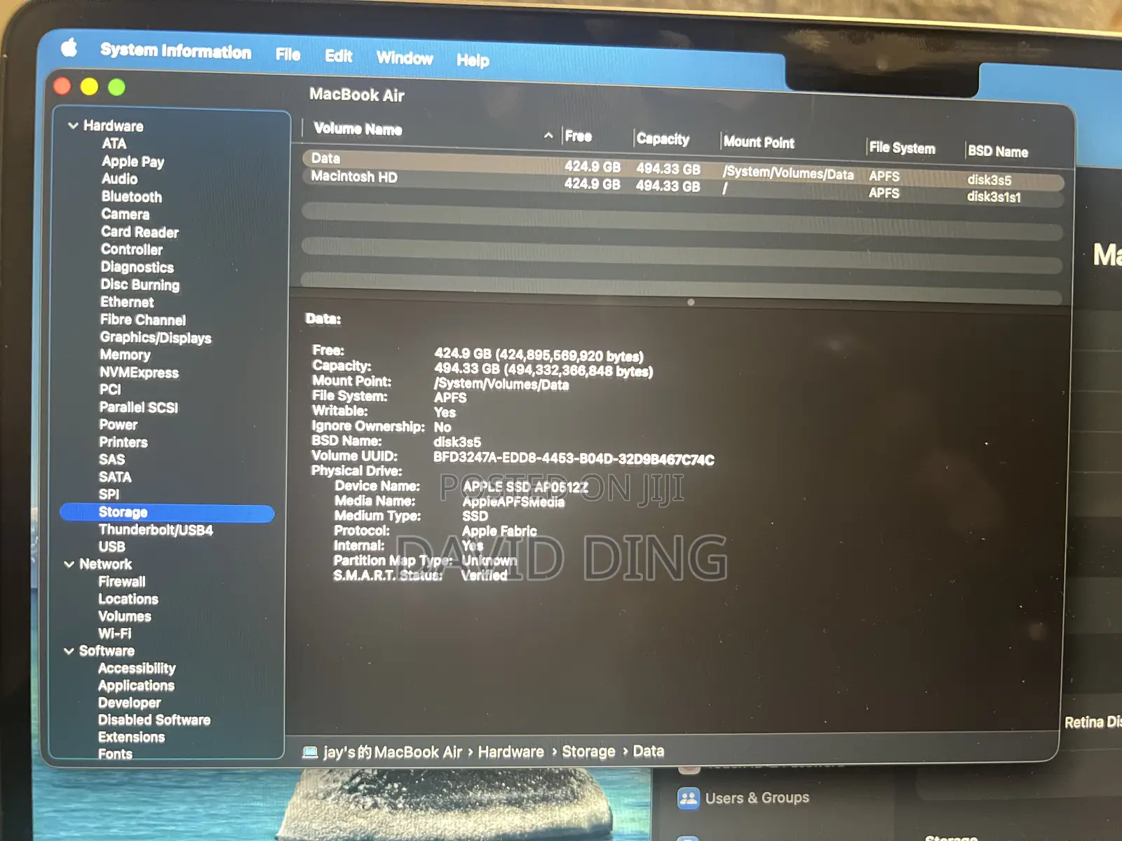 Laptop Apple MacBook Air 2026 M5 16GB Apple M5 SSD 512GB