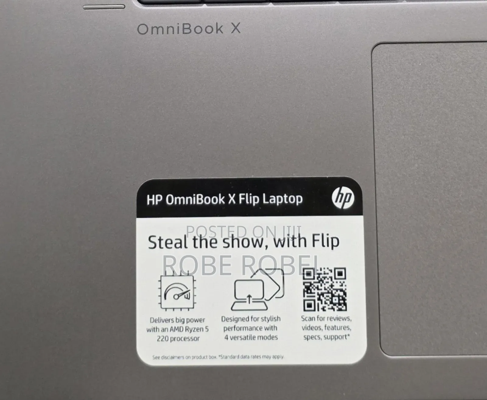 New Laptop HP OmniBook X Flip 16" 8GB AMD Ryzen 5 SSD 512GB