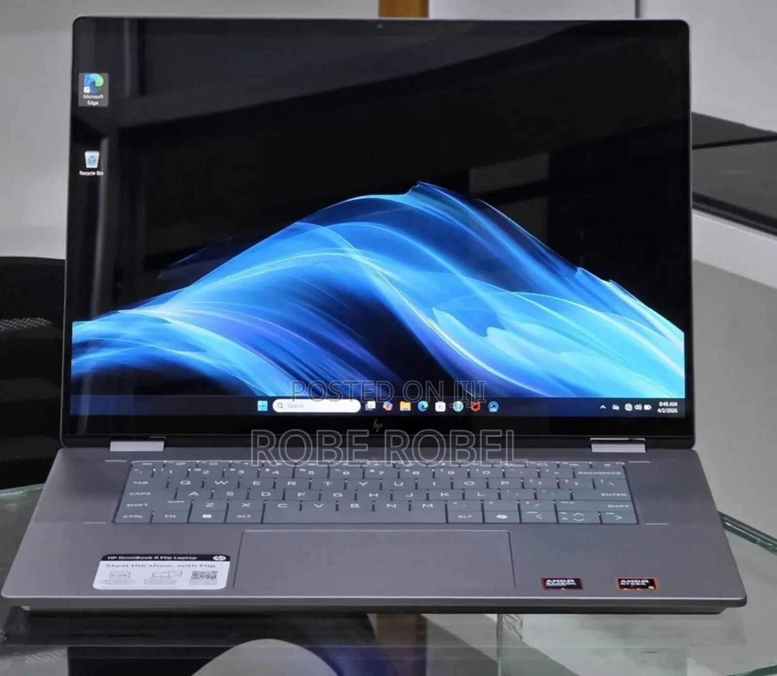New Laptop HP OmniBook X Flip 16" 8GB AMD Ryzen 5 SSD 512GB