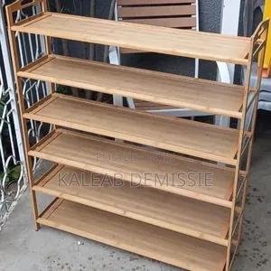 6 Layer Quality Wood Shoes Rack