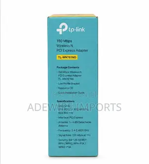Tp-Link Tl-Wn781nd 150mbps Wireless N Pci Express Adapter
