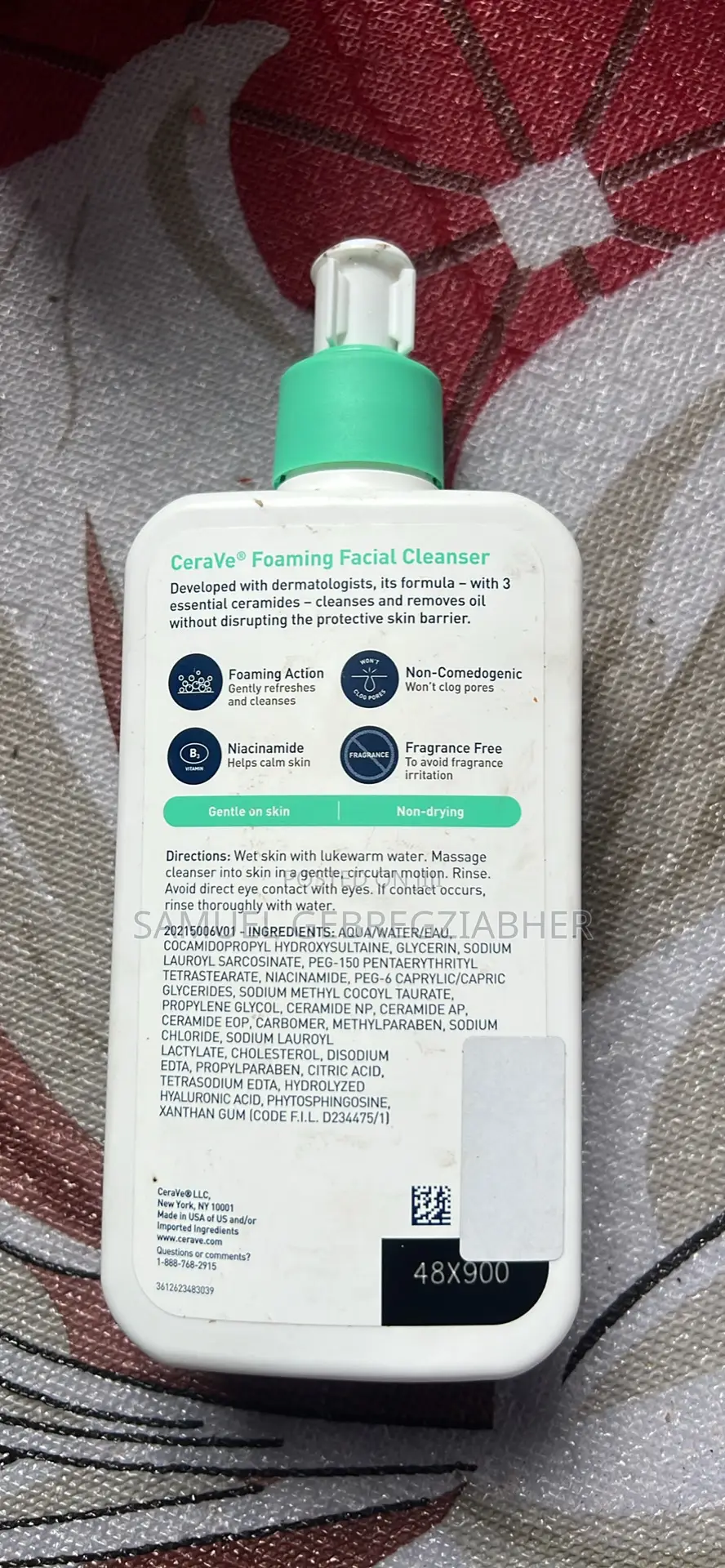 Cerave Foaming Facial Cleanser