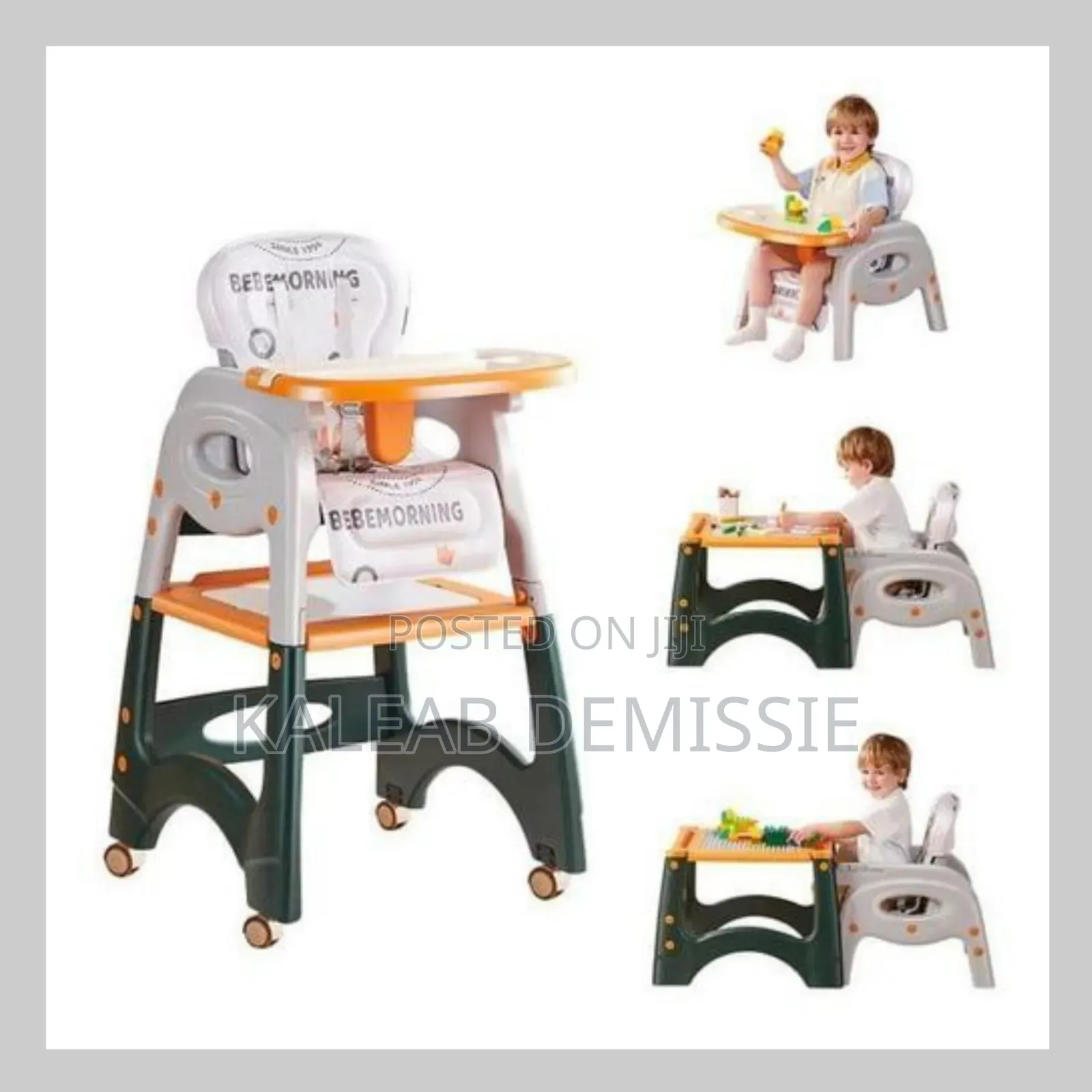 4 in 1 Baby High Chair for Baby Feeding
