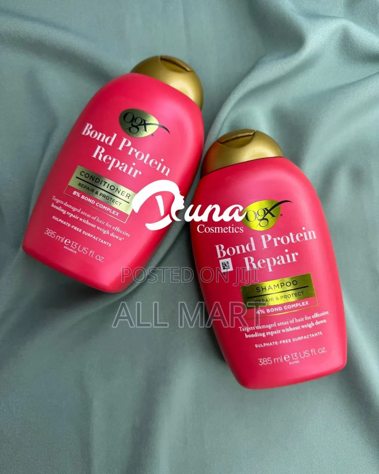 Ogx Repair + Protect Bond Protein Repair
Shampoo and Conditioner Set