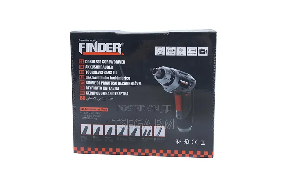 Finder 26pcs 3.5v Cordless Screwdriver