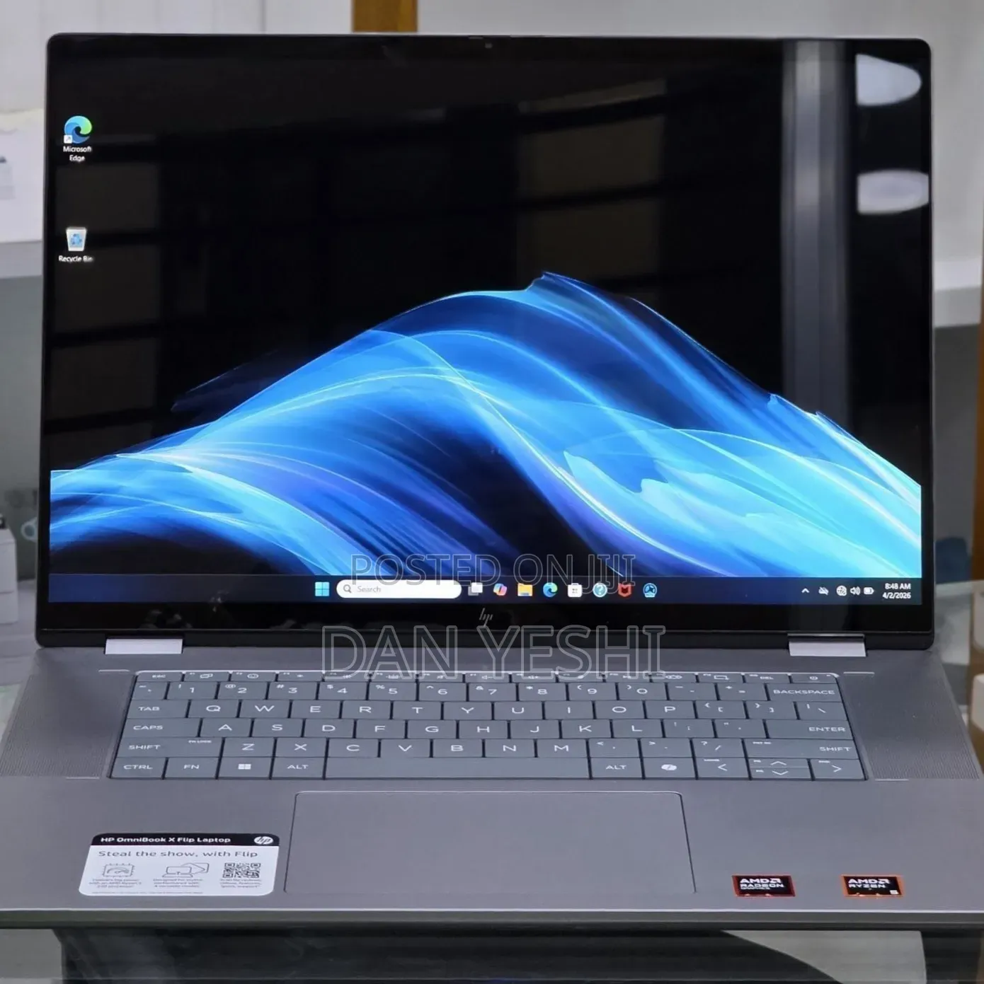 New Laptop HP OmniBook X Flip 16" 8GB AMD Ryzen 5 SSD 512GB
