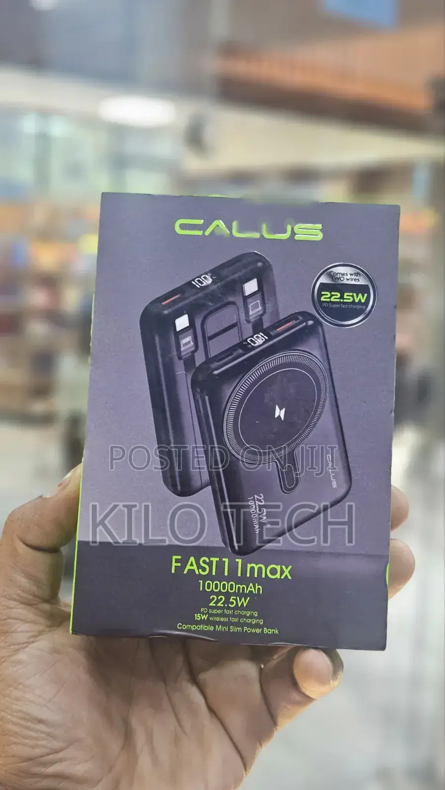 Calus Fast11 Max 10000mah Power Bank – 22.5w Fast Charging Wireless