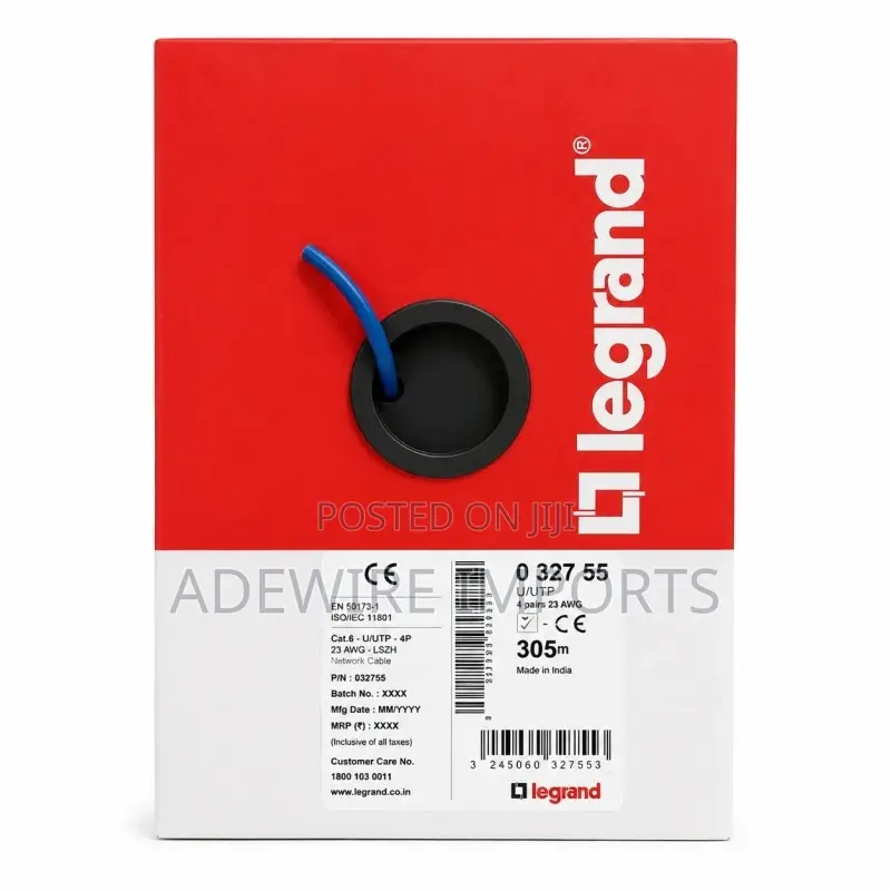 Legrand Cat6 Full Copper Utp Network Cable