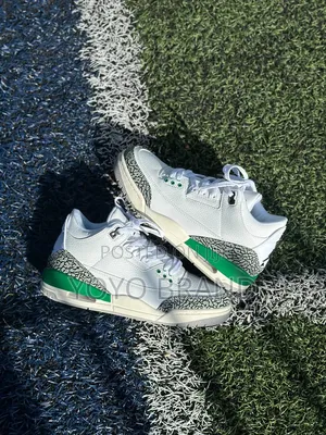 Nike Air Jordan 3 Retro "Lucky Green" Unisex Fashion Shoes