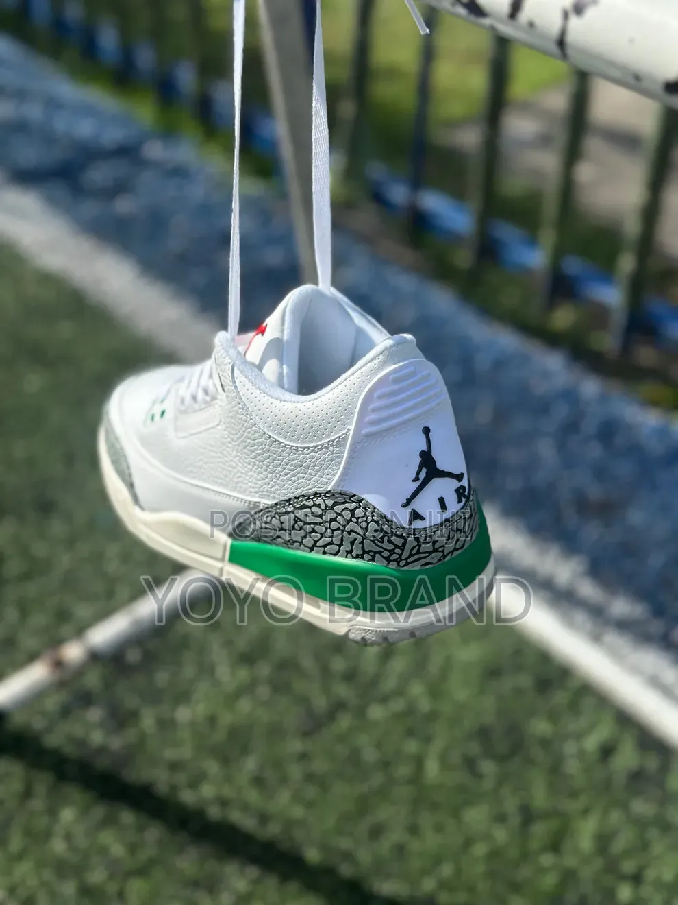 Nike Air Jordan 3 Retro "Lucky Green" Unisex Fashion Shoes