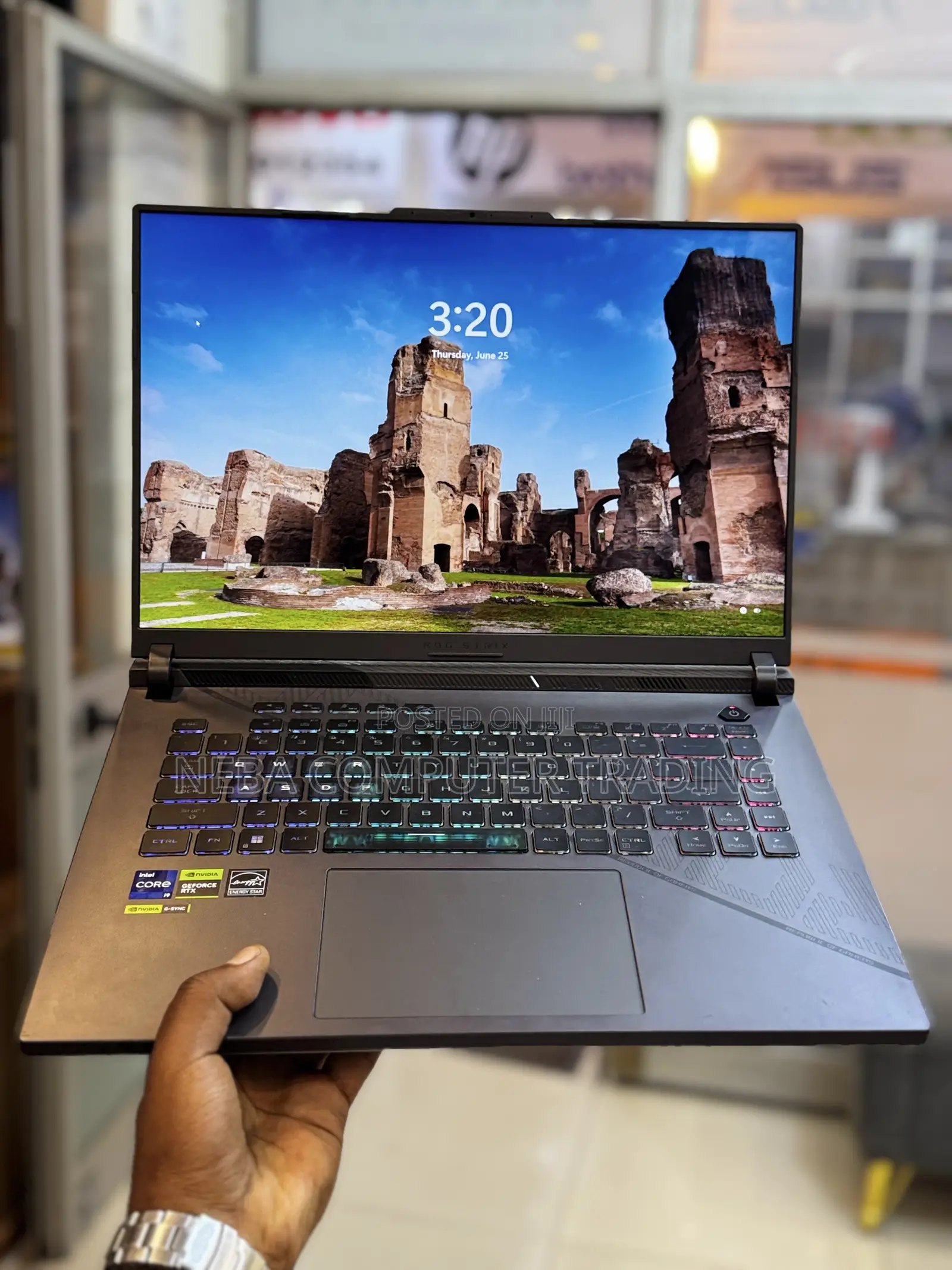 New Laptop Asus ROG Strix G16 G614 16GB Intel Core i7 SSD 512GB