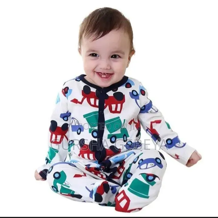 3-piece Newborn Baby Foot Wrapped Jumpsuit