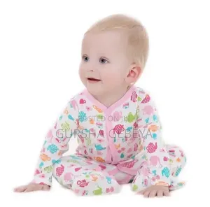 3-piece Newborn Baby Foot Wrapped Jumpsuit