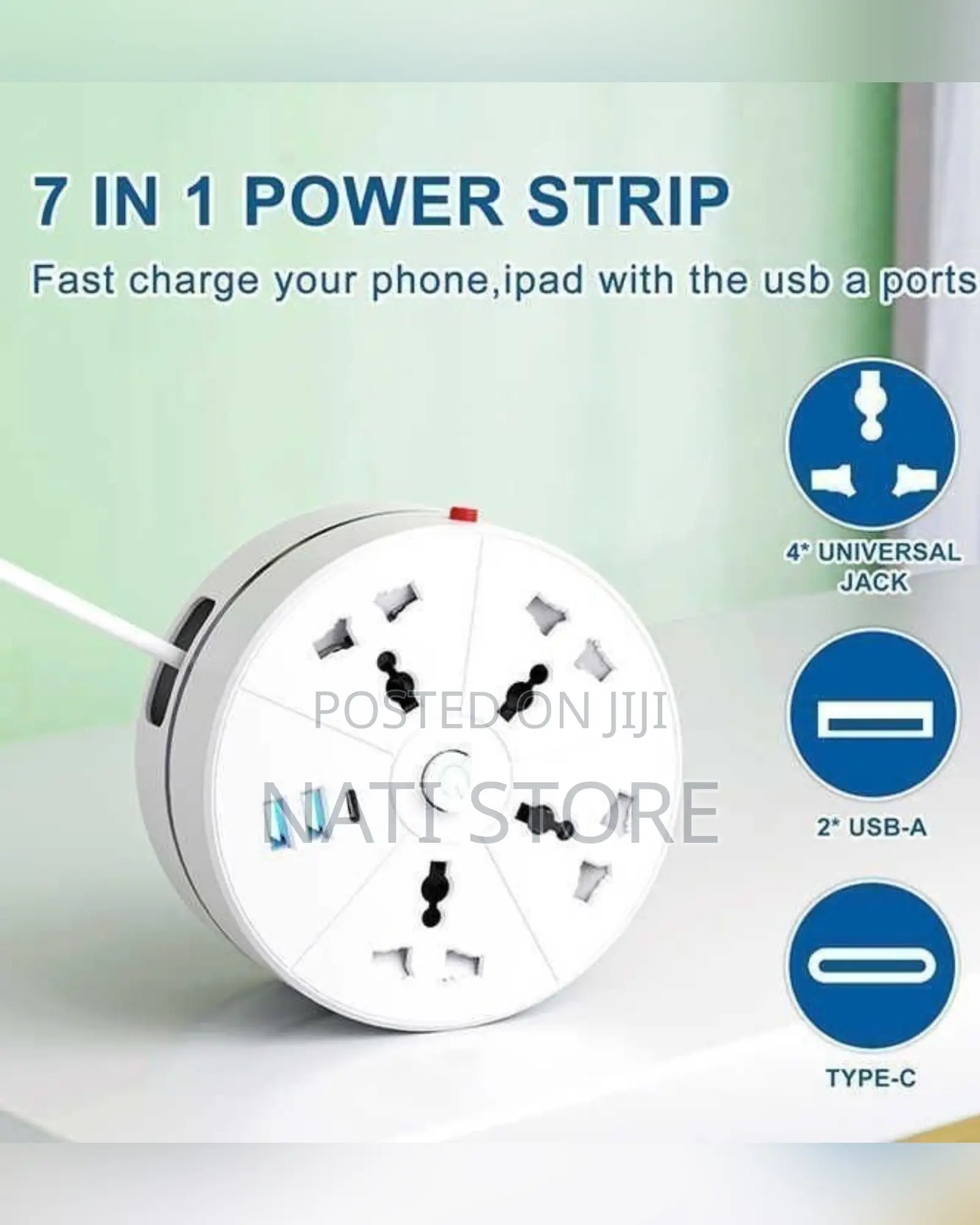 Gelistar Retractable Power Strip