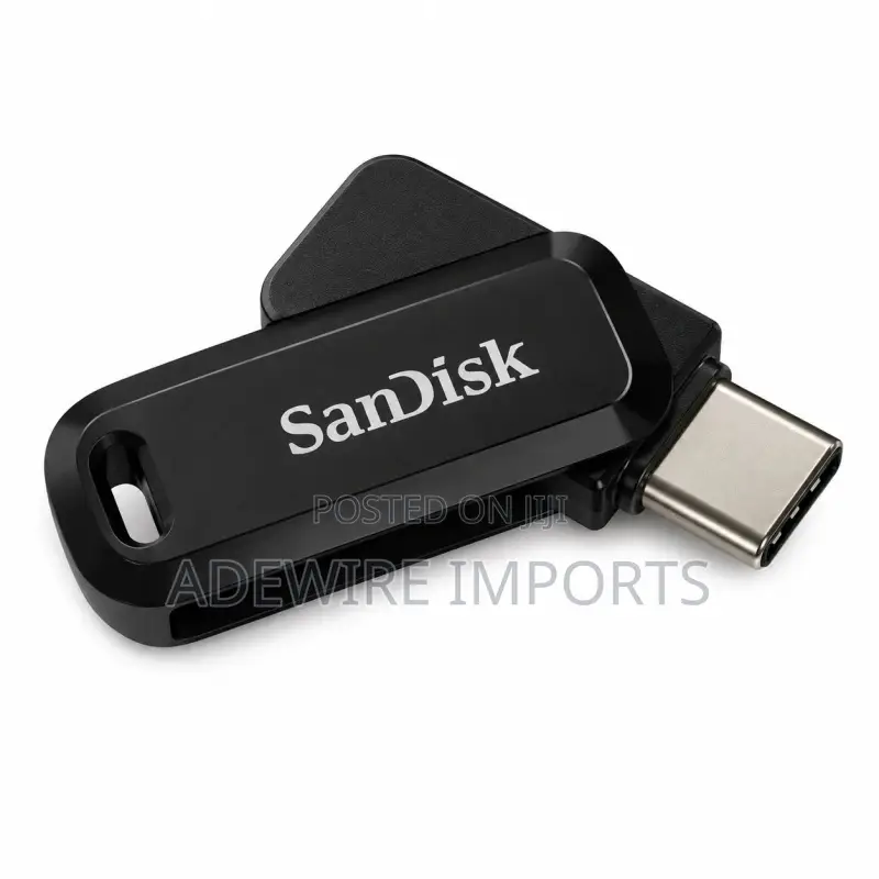 Sandisk 128gb Ultra Dual Drive Go Usb 3.1 Type-C Otg Flash Drive