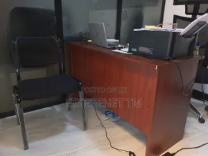 Four Leg Office Chair and Office Table