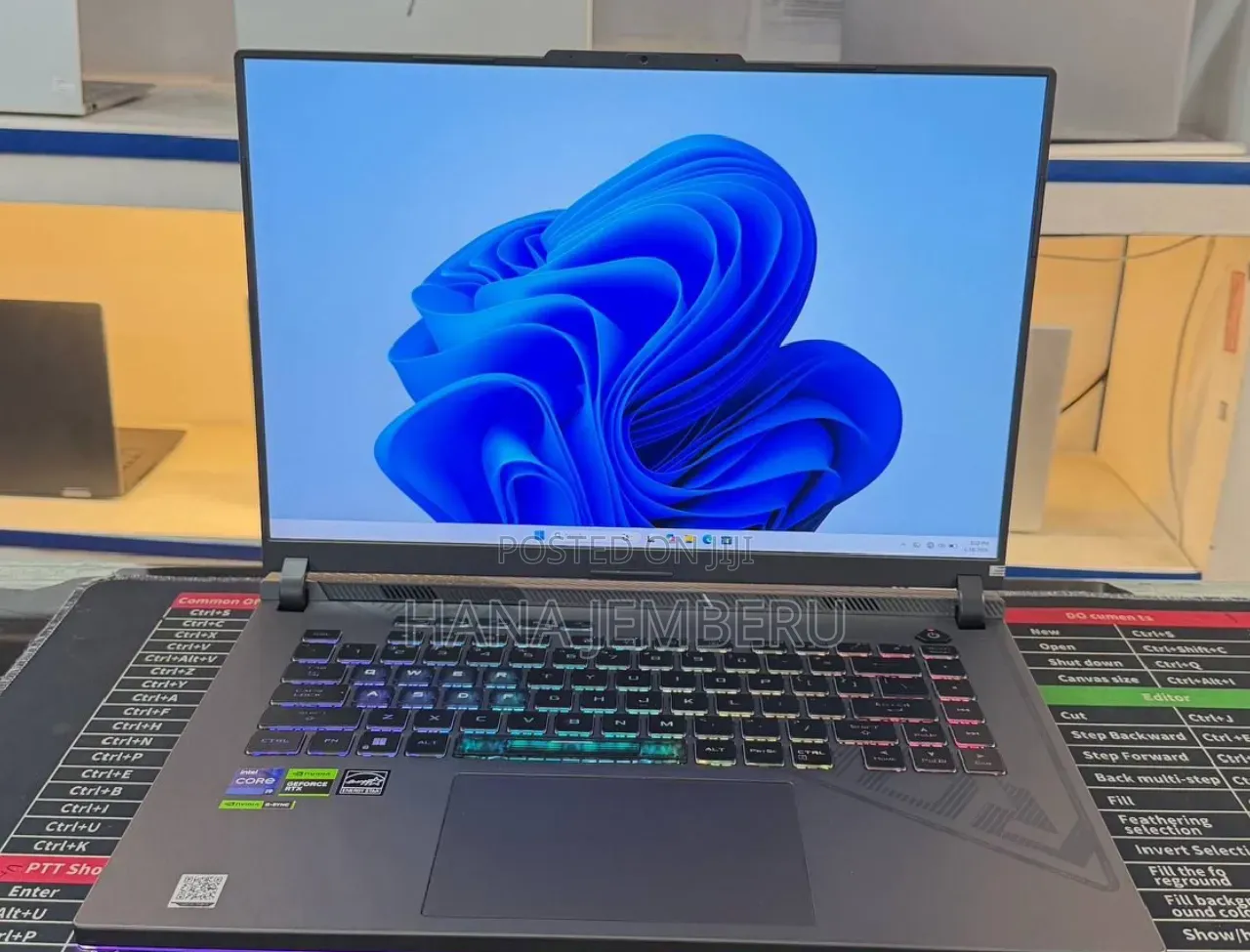 New Laptop Asus ROG Strix G15 16GB Intel Core i9 SSD 1T