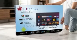 Express Tv 40" Smart Android Tv New Double Glass Tv
