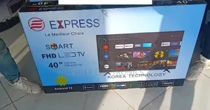 Express Tv 40" Smart Android Tv New Double Glass Tv