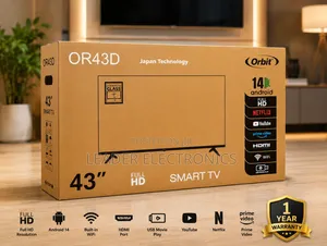 Orbit Tv 43" Smart Android Tv – New Arrival | Smart Entertainment