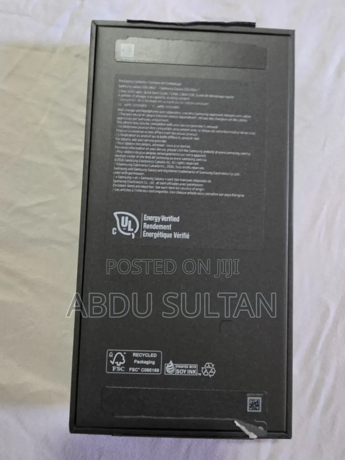 New Samsung Galaxy S26 Ultra 5G 512 GB Black