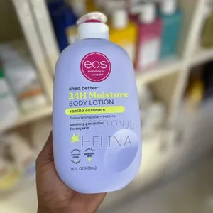 Eos Vanilla Cashmere Flavor 24 Hour Moisturizing Lotion From Usa